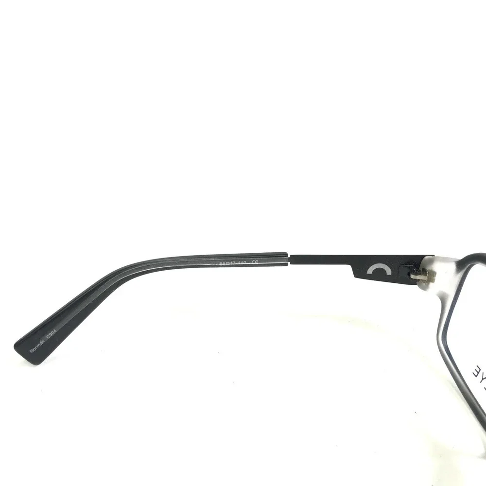 Fleye Eyeglasses Frames Norman C904 Black Clear Square Full Rim 55-17-140